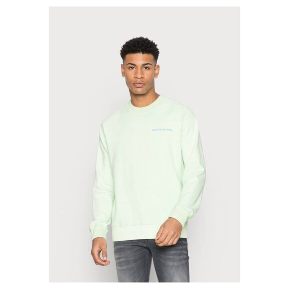 Scotch & Soda Men’s Mint Logo Crewneck Sweatshirt Size XXL - Picture 1 of 11